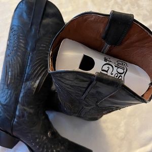 Gypsy Girl Leather Cowboy Boots